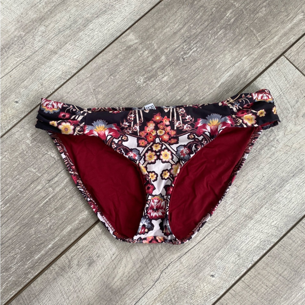 Becca red bikini bottom